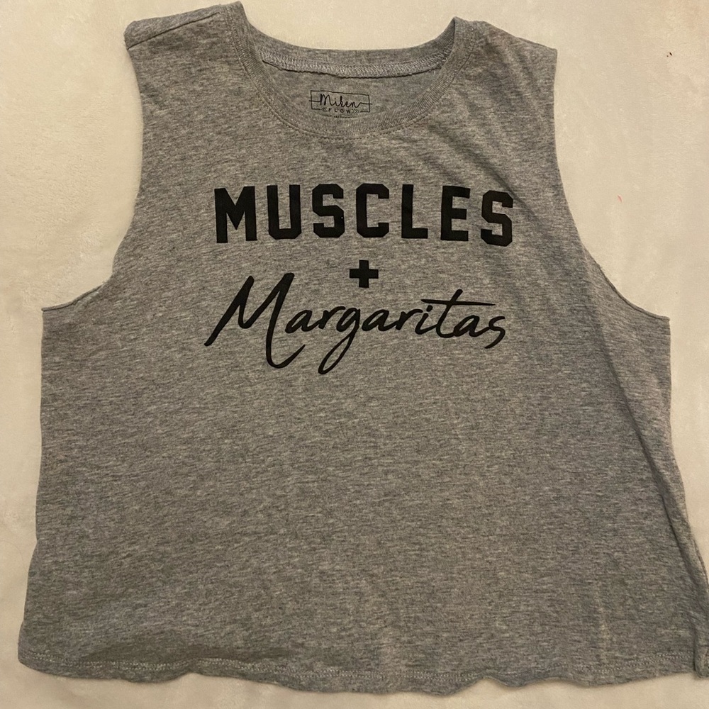 Muscles & Margaritas workout tank